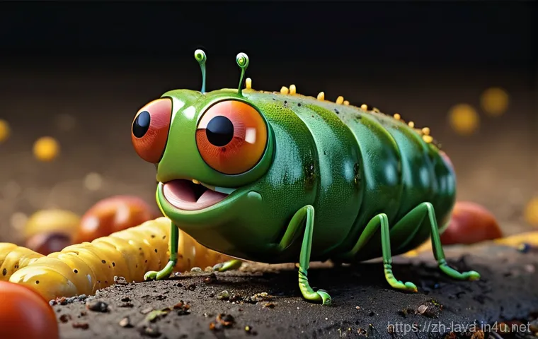 라바 시즌별 주요 에피소드 - **Sewer Sausage Showdown:**
    "Two anthropomorphic larvae, one red and one yellow, are engaged in ...
