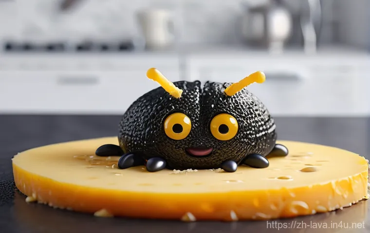 라바 해외 더빙의 특징 - **Prompt:** A vibrant, highly animated scene featuring two small, expressive cartoon creatures, simi...