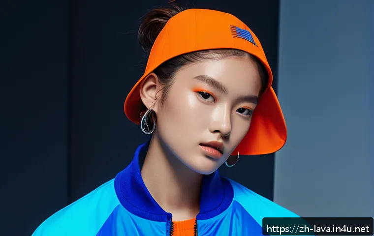 라바와 협업한 브랜드 캠페인 - A modern streetwear jacket combining sporty and vintage elements, featuring lightweight, breathable ...